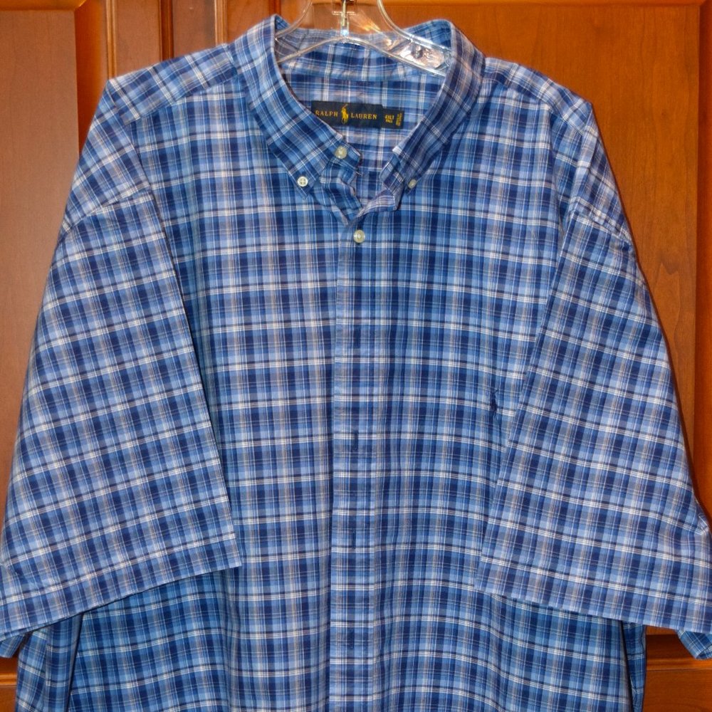 Ralph Lauren Classic Fit Madras Shirt sz 4XLT